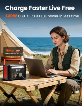 CYBPULTE C601 recharge options including AC and USB-C PD for flexible power