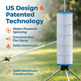 CYCLONE FILTER CLEANER USA-made construction ensures durability