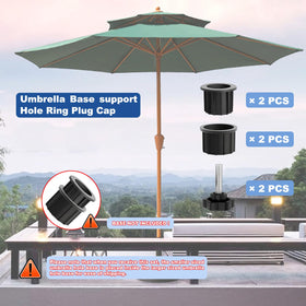 CYG&CL 1.55-inch ring fits smaller holes for versatile bases