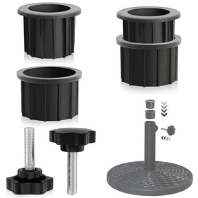 CYG&CL 1.95-inch ring connects umbrella base securely for stability outdoors