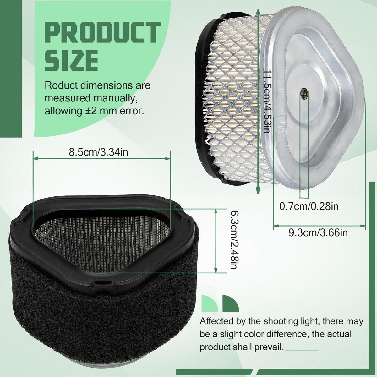 Cyleto M92359 air filter for John Deere STX38 enhances filtration and engine longevity