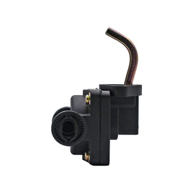 Slim, compact design fits under hood for simple replacement