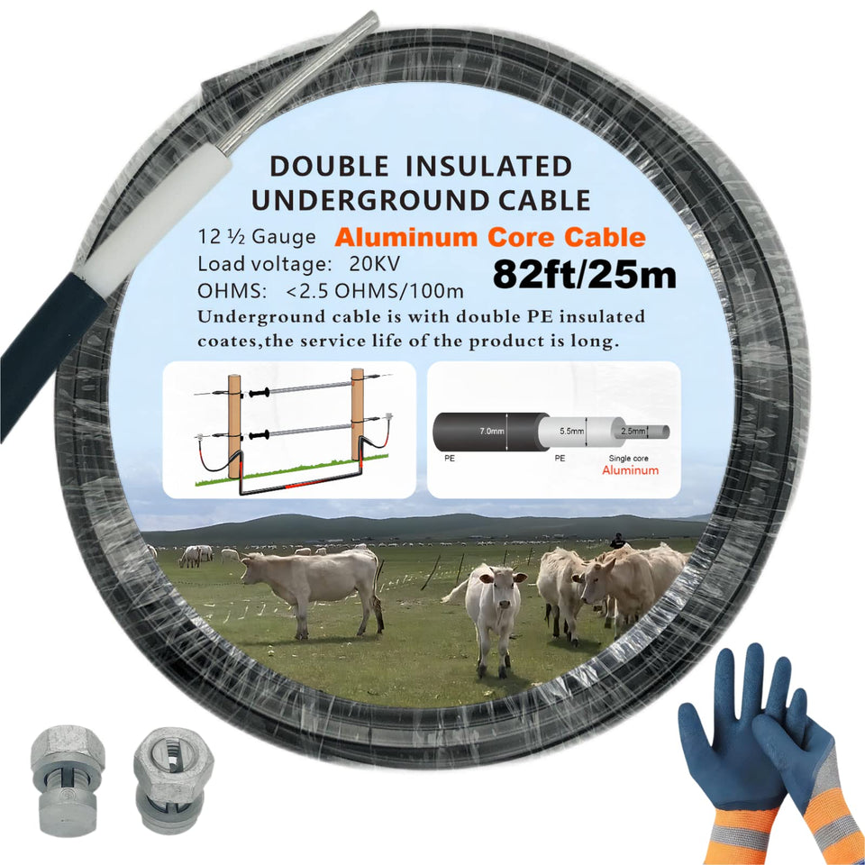 CYM-INSIST 12-1/2 gauge electric fence wire for long-distance high-voltage setups.