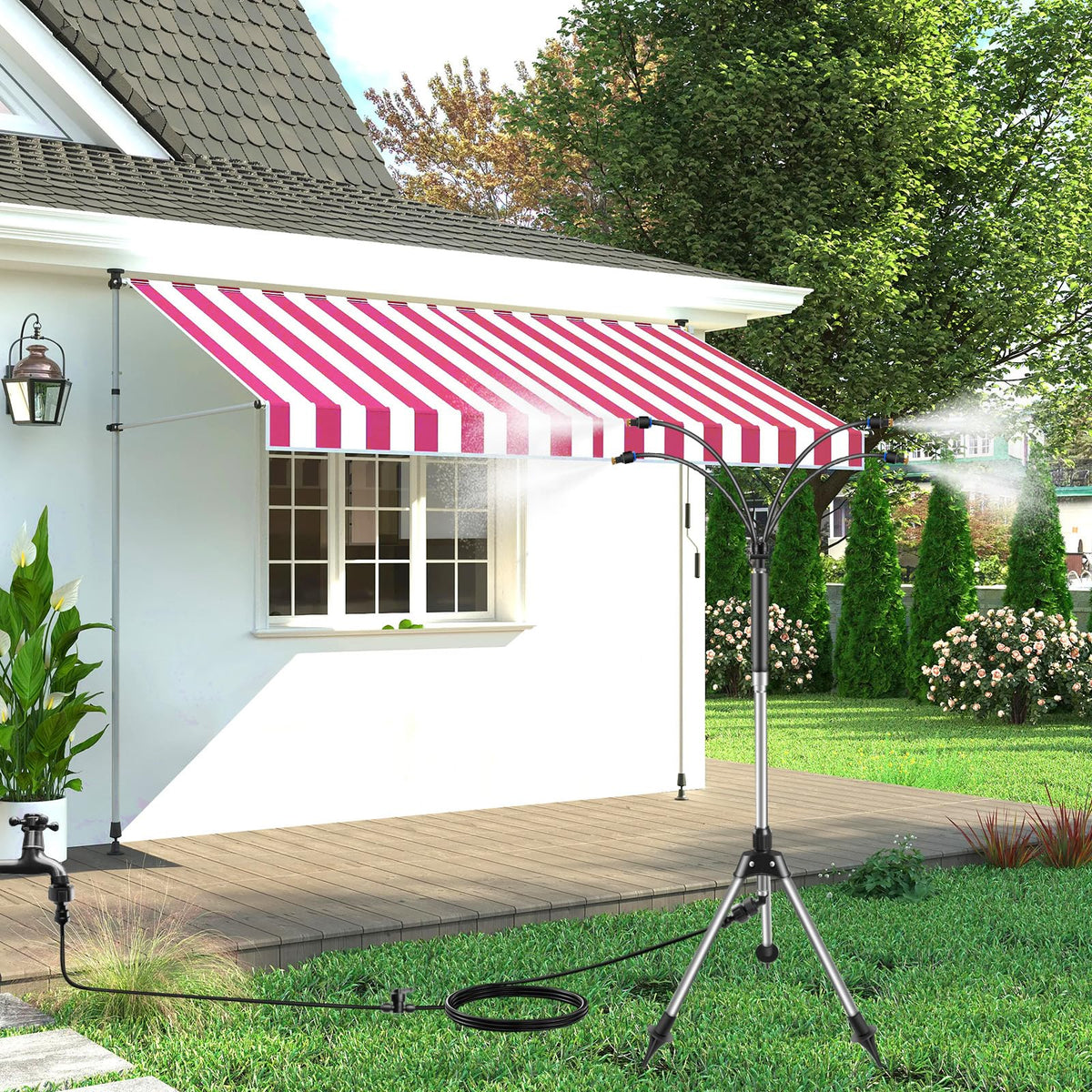 Cymuber enlarged base enhances stability on various outdoor surfaces