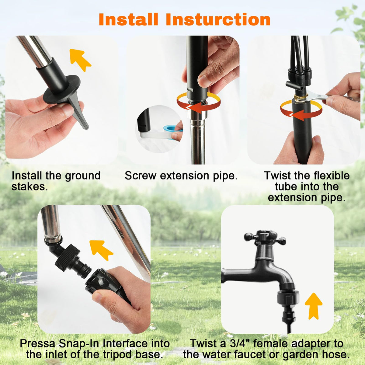 Cymuber standard hose compatibility for easy setup