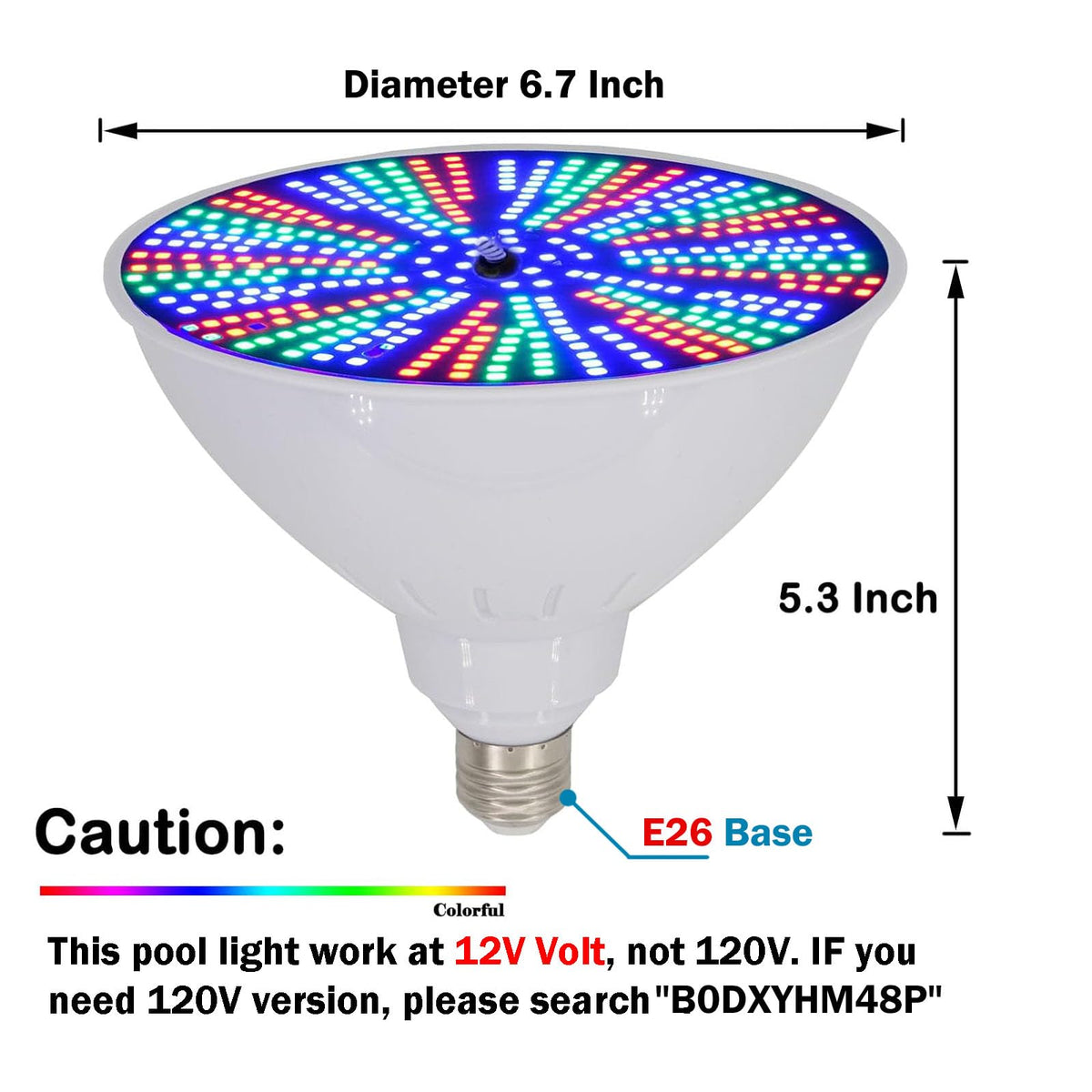 Cynlink bright RGB output for large pools up to 40,000 gallons.