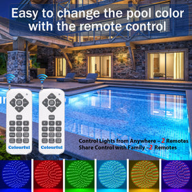 Cynlink pool light remote control for easy color and mode changes