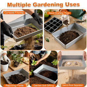 durable galvanized coating resists rust in outdoor gardens.