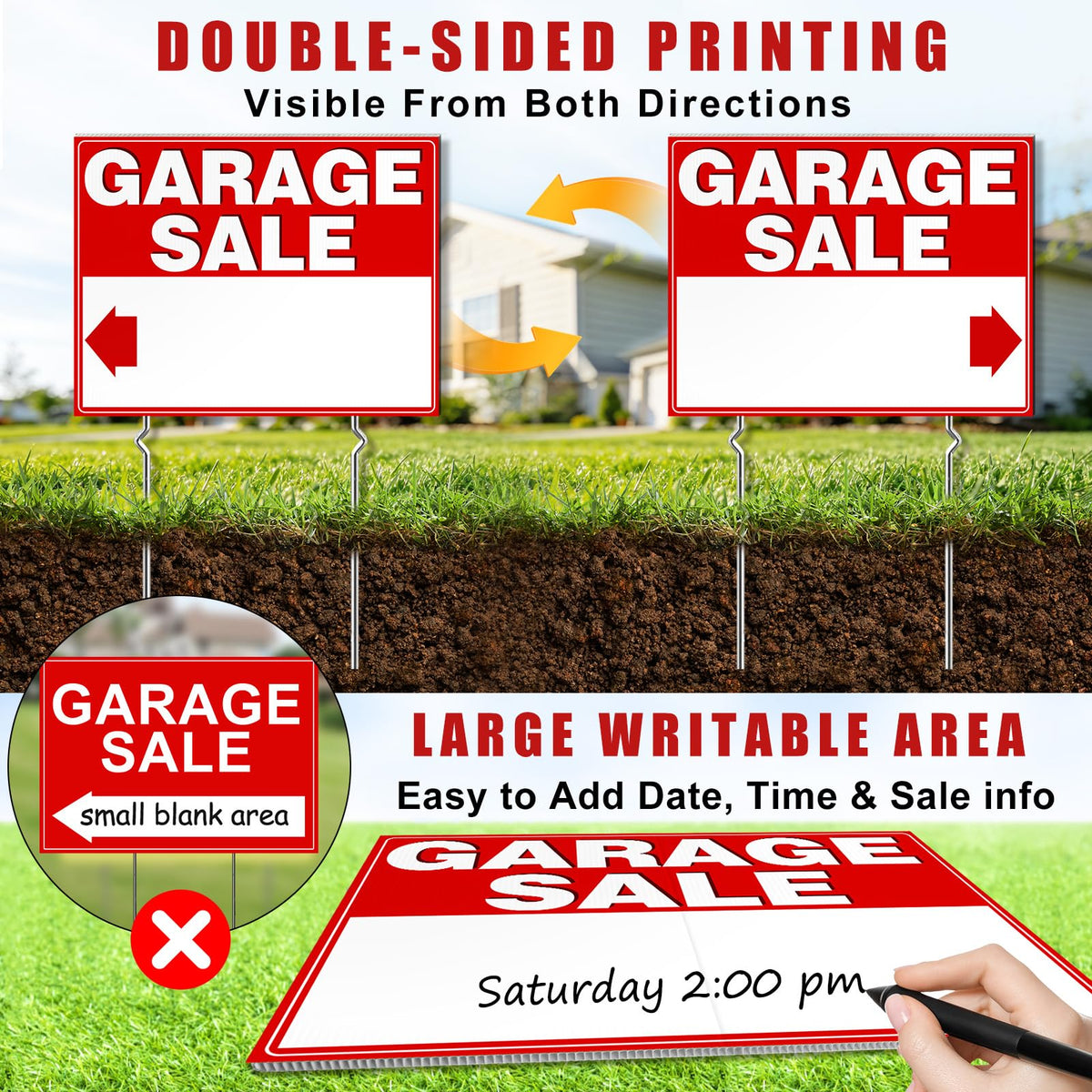Large blank space on Cyrico sign ready for address or notes