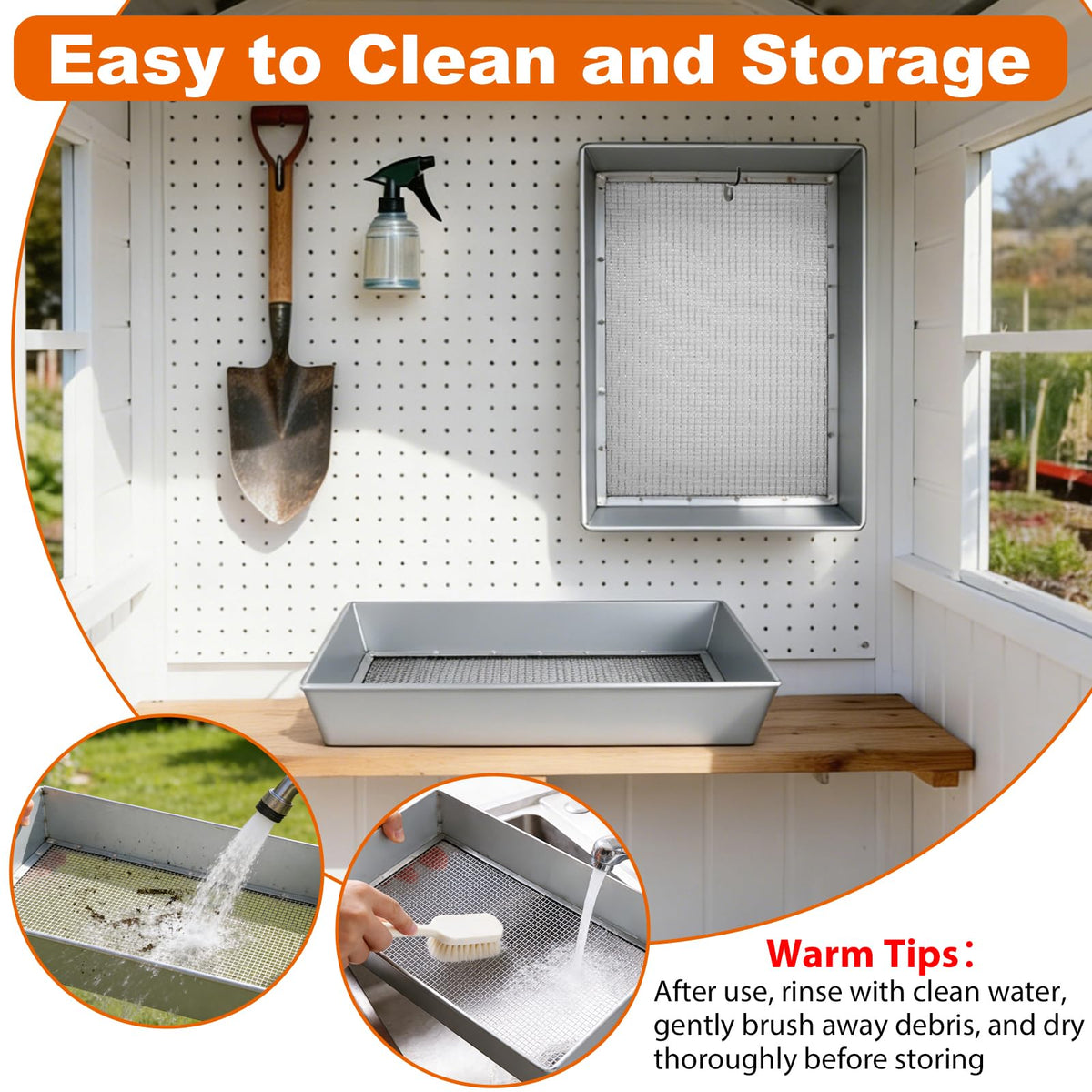 includes gloves for secure, comfortable grip during use.