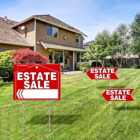 Cyrico outdoor yard sign setup enables fast, clear event directions.