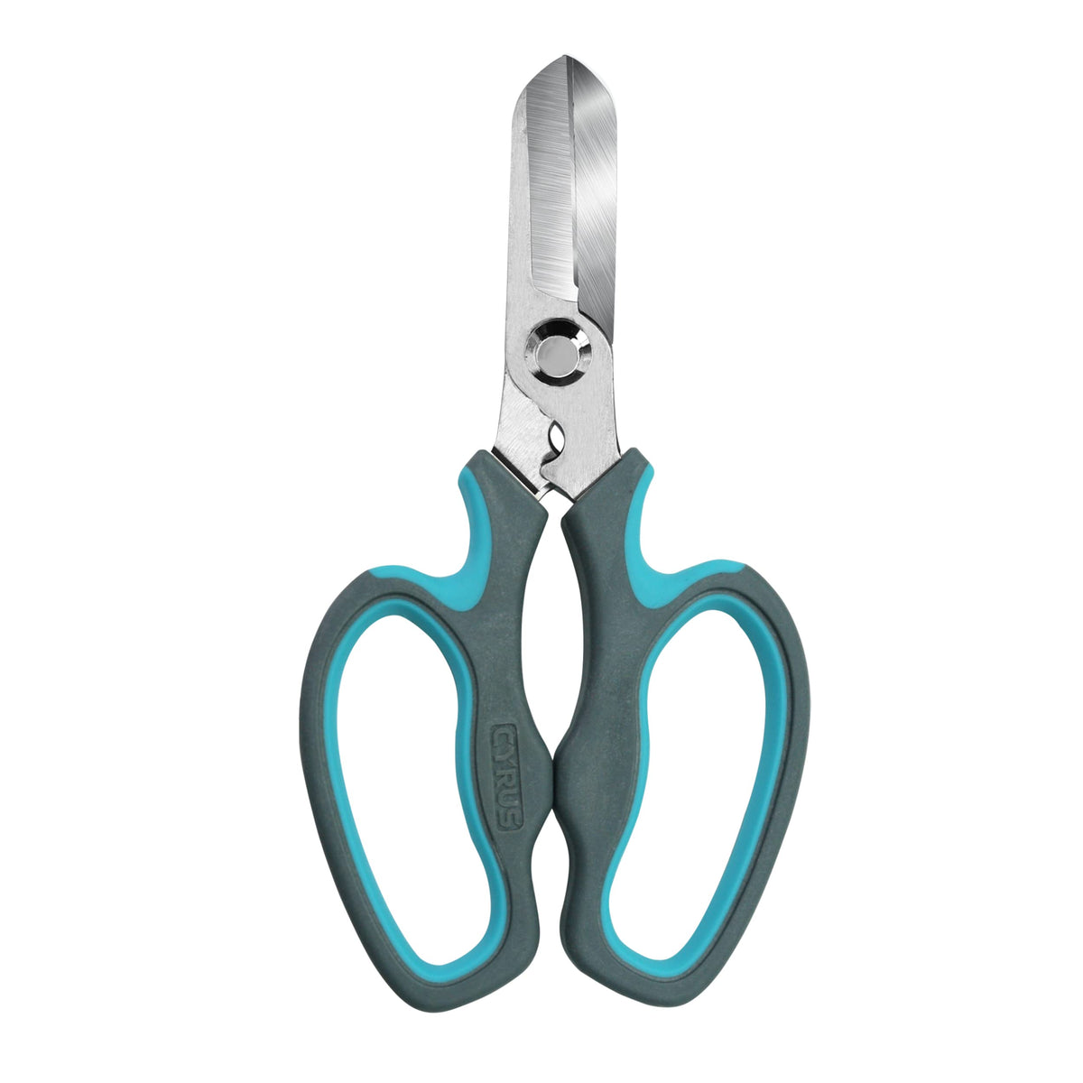 CYRUS Flower Scissors close-up blade showing precise cut for delicate blooms