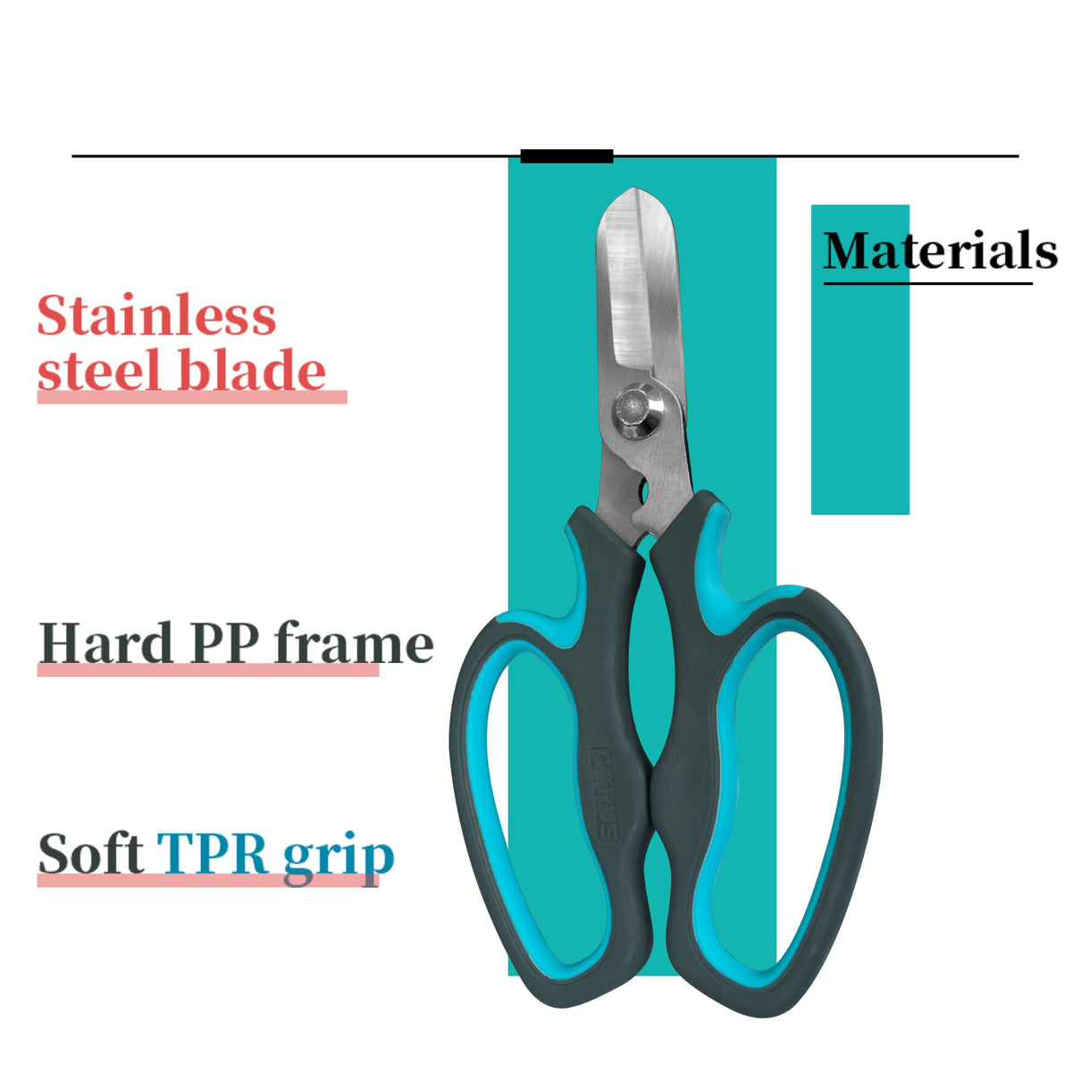 CYRUS Flower Scissors easy maintenance with cleaning and oiling