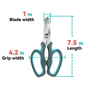 CYRUS Flower Scissors stainless steel blades resist rust and wear
