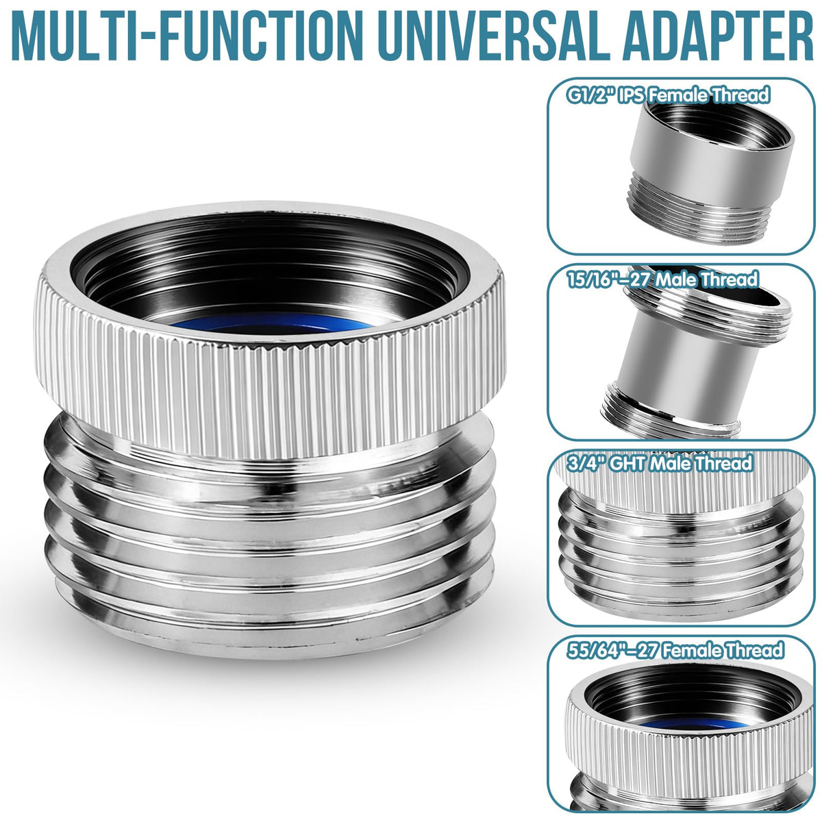 CYUXING multi-use adapter converting indoor faucets for watering and cleaning tasks