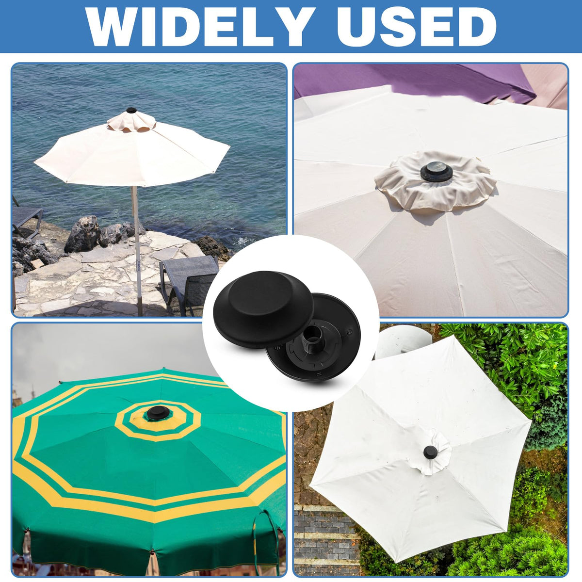 CYUXING umbrella accessory cap protects your umbrella and keeps outdoor spaces tidy