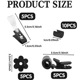 CYUXING clip for flag pole secures fabric without slippage