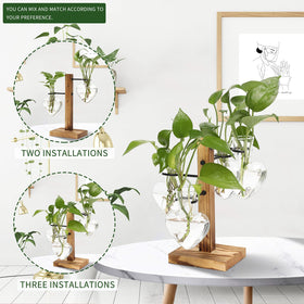CYZglass home office decor elevates desk greenery and ambiance.