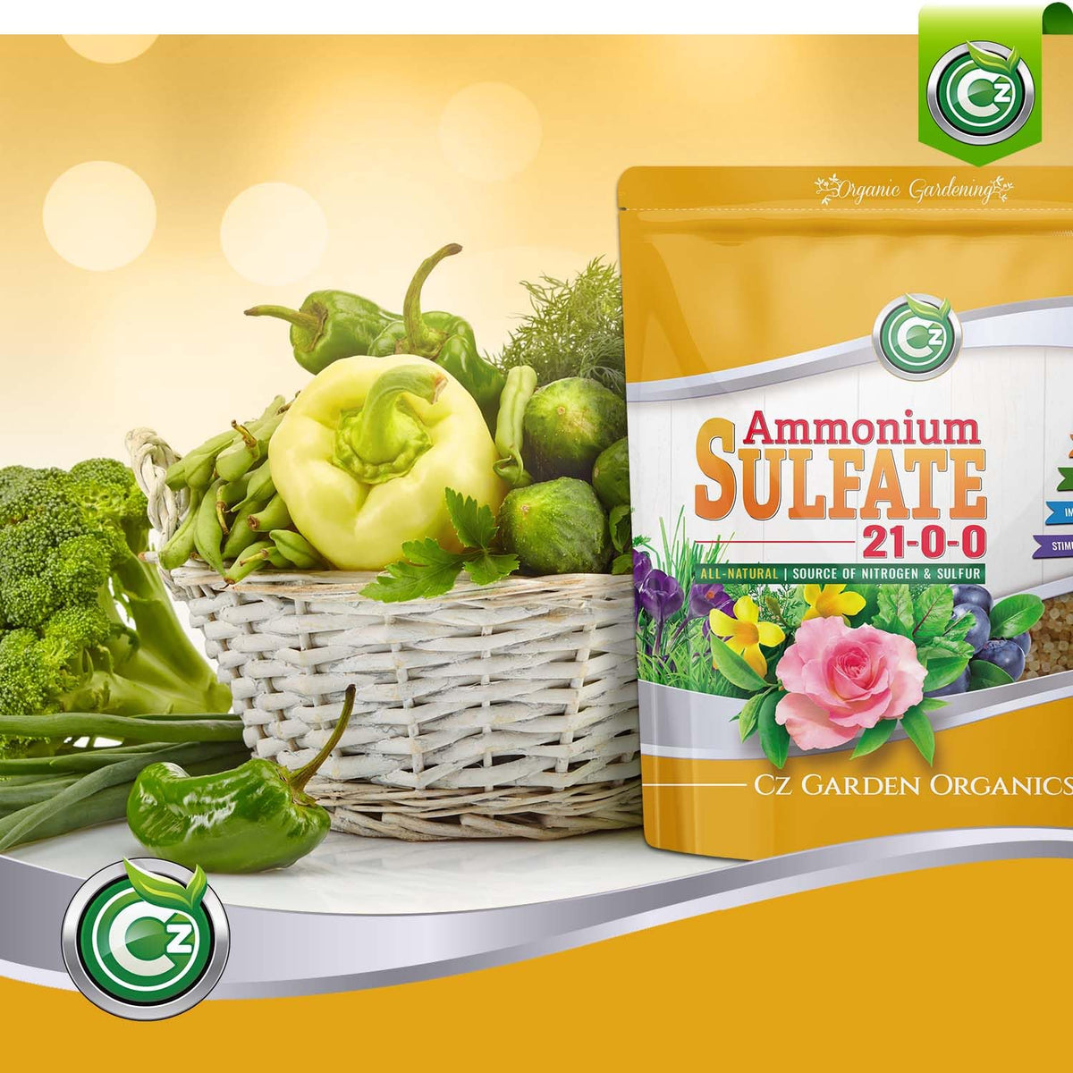 Cz Garden AMS sulfur detail emphasizes plant nutrition and sulfur content.