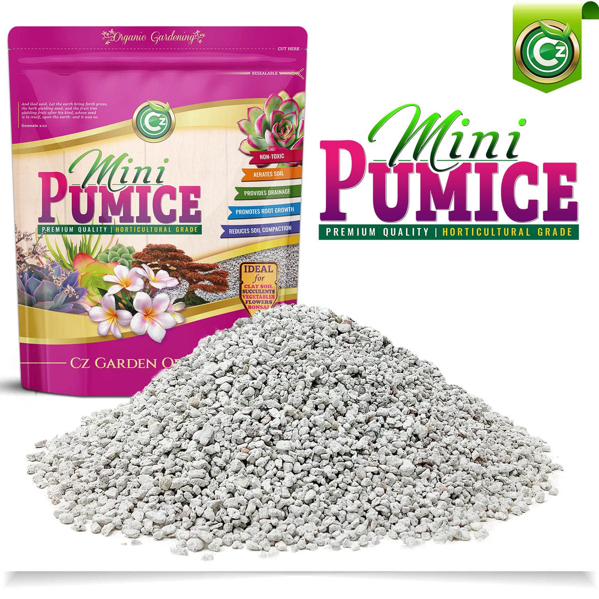 CZ Garden Supply Pumice Stone USA-made production and quality