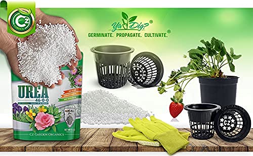 Cz Garden Urea 46-0-0 resealable pouch keeps product fresh between uses