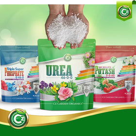 Cz Garden Urea 46-0-0 supplementing vegetables and fruit for healthy yields