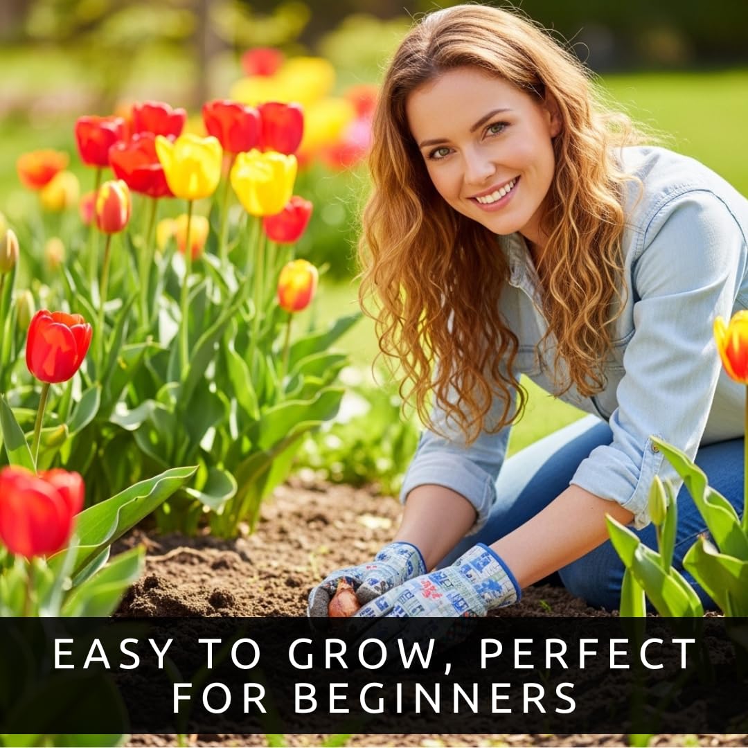 CZ Grain 20 Mixed Tulip Bulbs easy-care option for beginner gardeners.