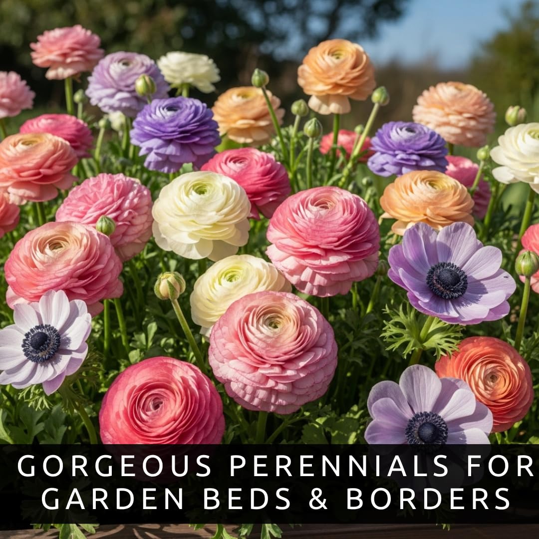 CZ Grain ranunculus anemone blooms ideal for long-lasting cut arrangements