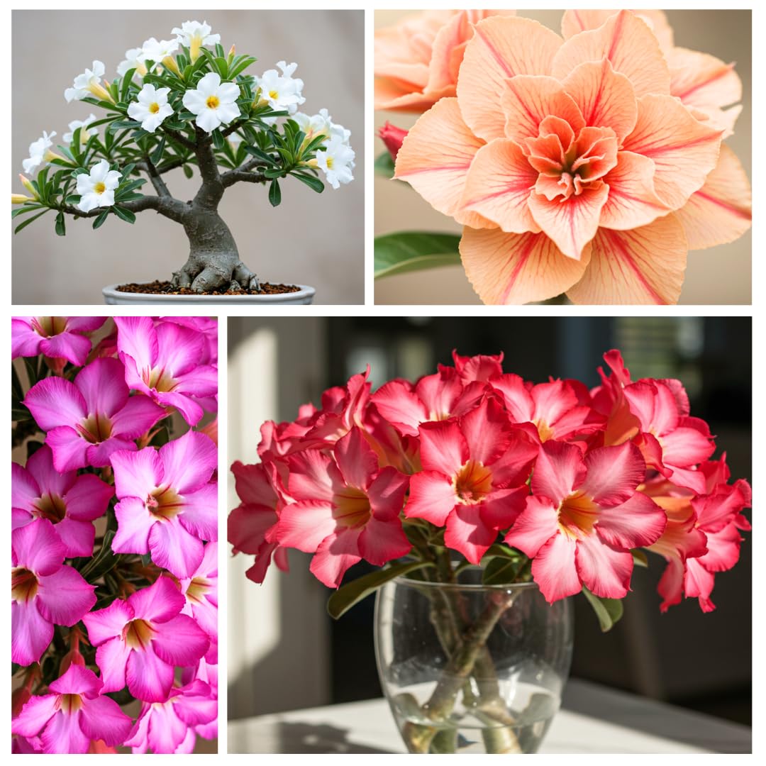 CZ Grain Desert Rose seeds indoor-houseplant versatility for warm climates