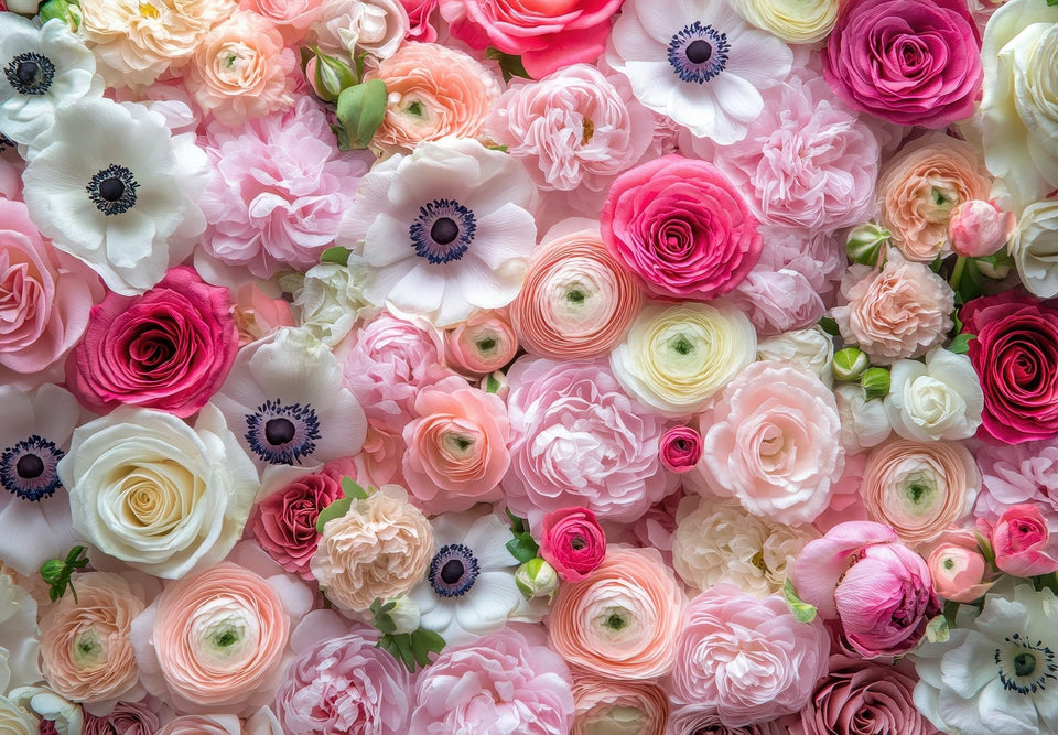 CZ Grain pastel ranunculus and anemone bulbs pack for spring planting