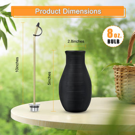CZA unit with collapsible funnel for easy refills without spills.