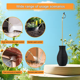 CZA extendable dispenser in action for home, garden, and greenhouse use.