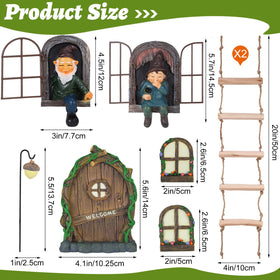Czlotyh ladder hanging tree decoration brightens porches and yards