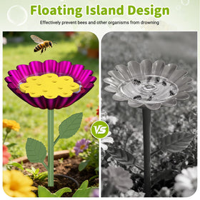 CZMIYRPY Bee Watering Station comes as a 4-pack for larger spaces.