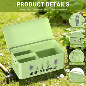 CZMIYRPY plastic cards near stored seeds for plant identification