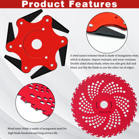CZS 36 teeth brush cutter blade ready for tough weeds.