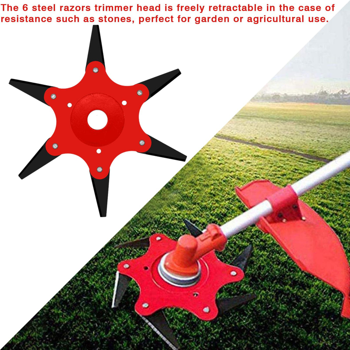 CZS adapter kit included for easy trimmer installation.