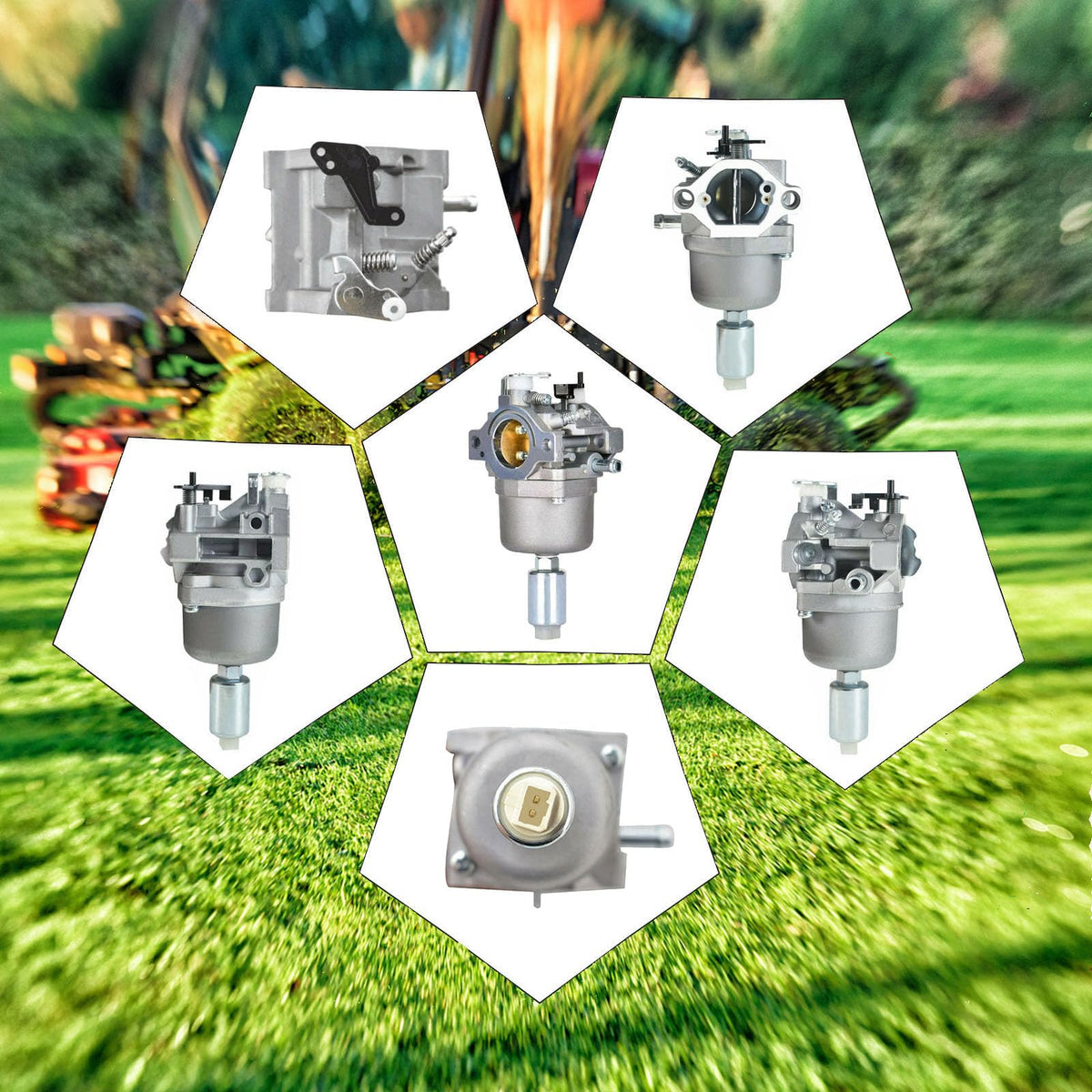 Czsmbt carburetor replacement kit for John Deere 1642HS/1742HS, easy install, steady power.
