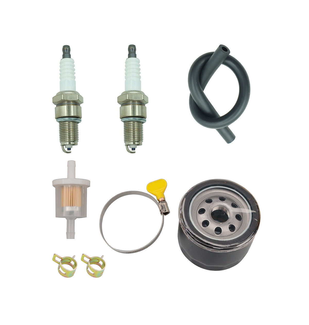 DABAZUALY fuel filter clamp set for secure fuel flow during mowing