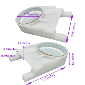 Dabkanna wide-mouth jar-compatible feeder for versatile jar use