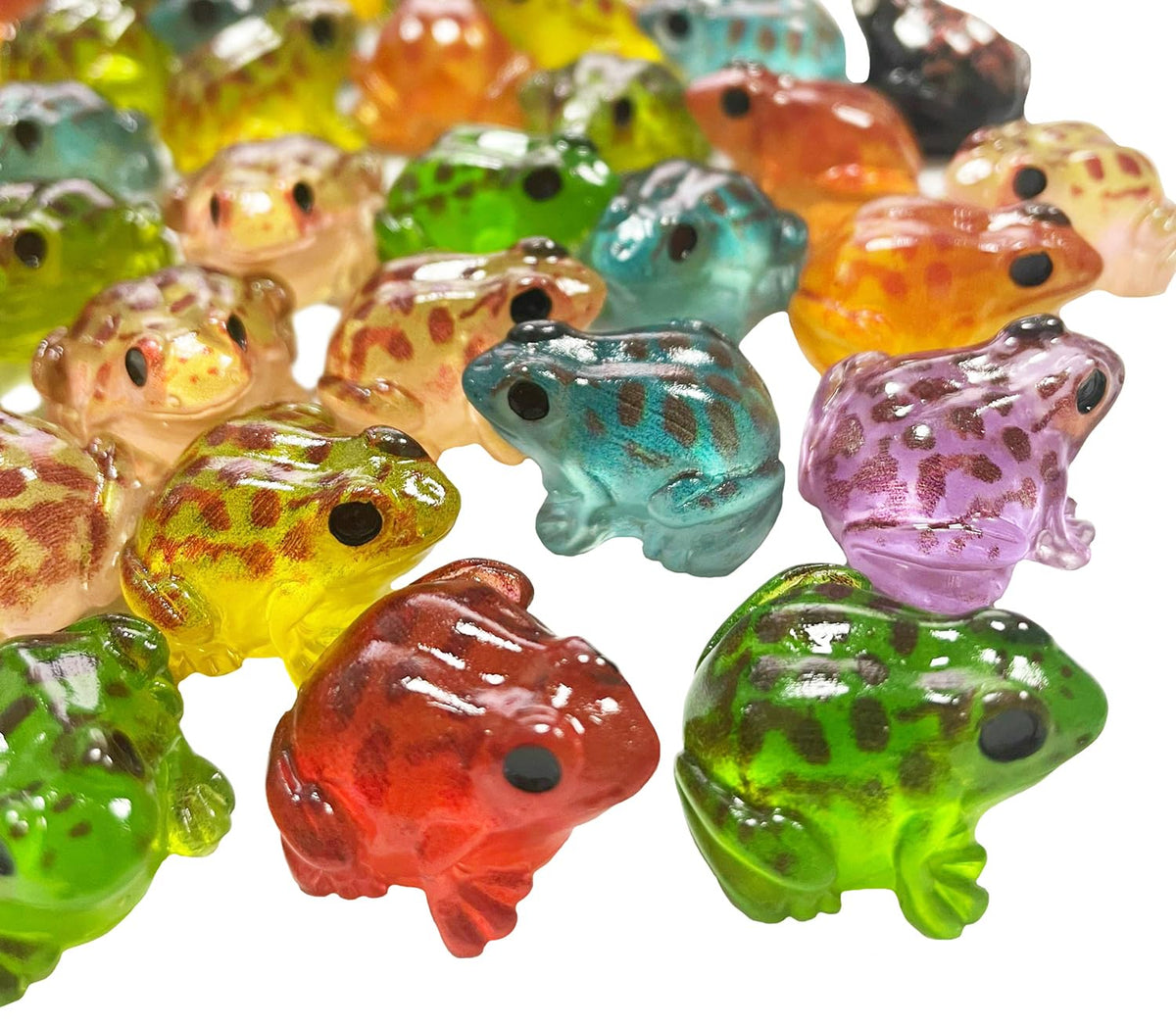 Dabshuyikk lightweight mini frogs ideal for terrariums and planters.