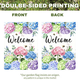 Dacawin bees and blossoms flag boosts springtime ambiance on patios.