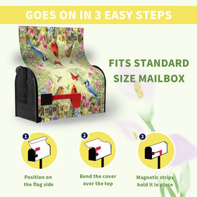 Dacawin outdoor garden mailbox wrap enhances porch and entryway decor.