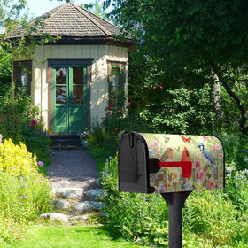 Dacawin waterproof and fade-resistant mailbox cover protects outdoor mailboxes.