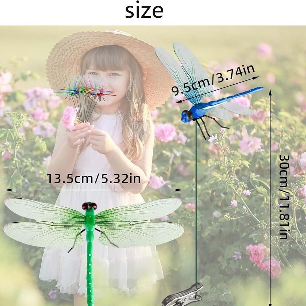 DACHOI creative arrangement dragonfly clips customize outdoor spaces.