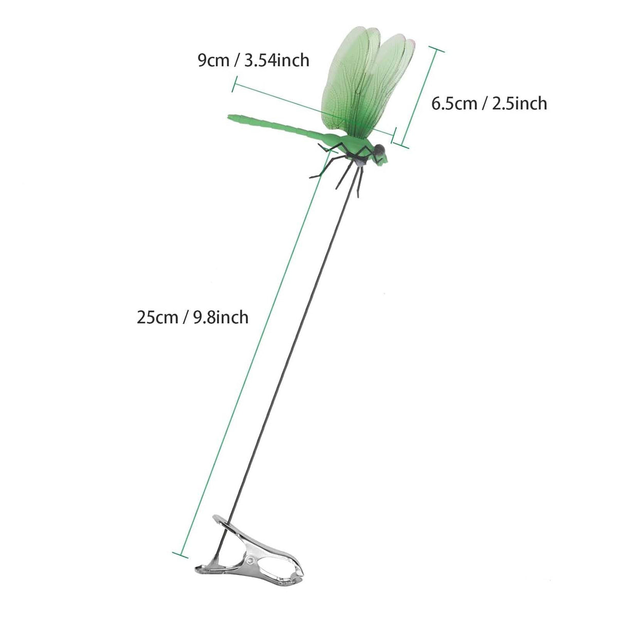 DACHOI dragonfly hat clip adds playful garden flair and portable decoration.
