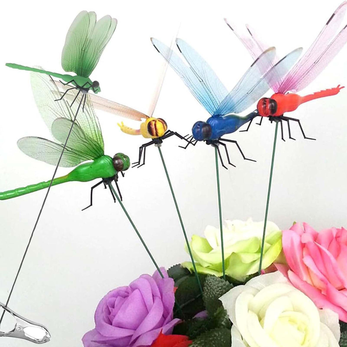 DACHOI easy installation dragonfly clip clips onto surfaces quickly.