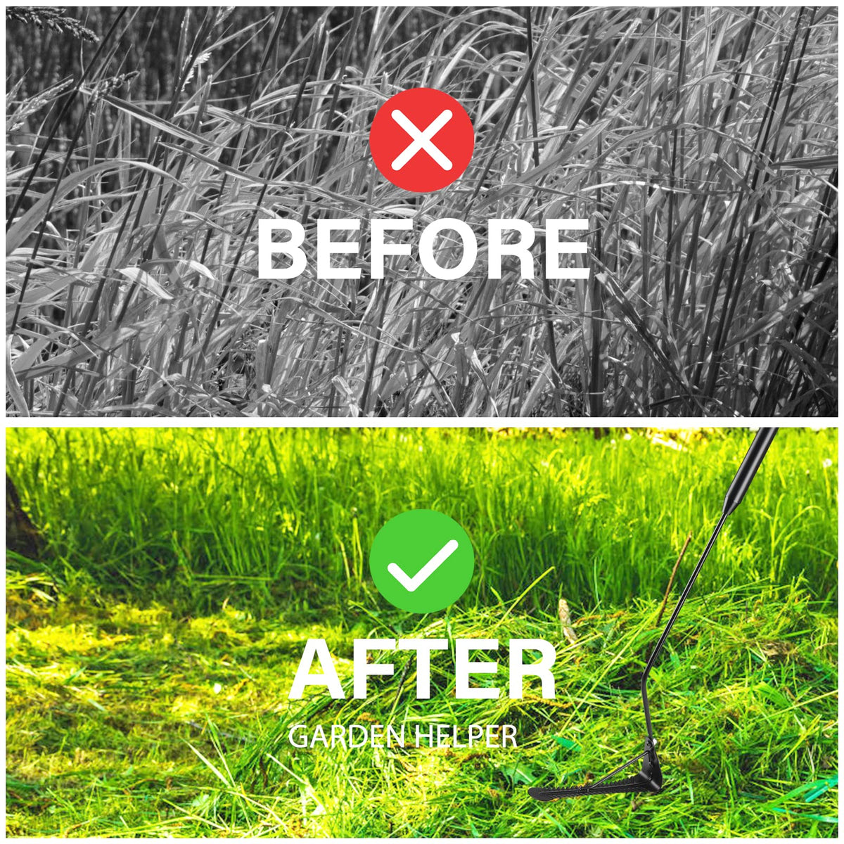 DACK tool clearing ivy and tall grass in ditches, forests, and fields