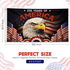 Dagera premium pongee polyester flag for durable, vibrant outdoor use.