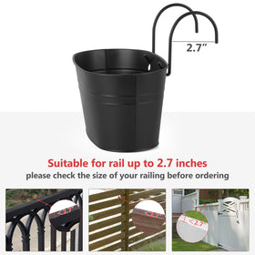 Dahey rectangular design maximizes soil for robust root growth.